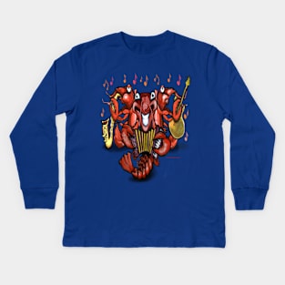 Crawfish Band Kids Long Sleeve T-Shirt